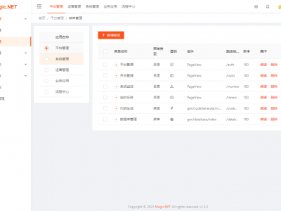 推荐一个开箱即用的.NET权限管理平台：Magic.NET